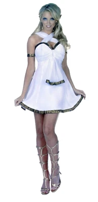 Underwraps Mythical Goddess Roman Greek Dress Halloween Costume Women XL 18-20 - Image 1 of 2