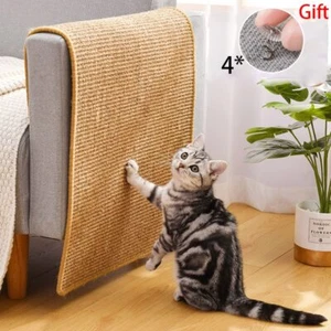 Pet Cat Scratching Mat Board Sofa Sisal Pad Home Furniture Protector Scratcher - Picture 1 of 7