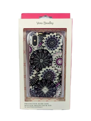 Funda protectora delgada para teléfono celular Vera Bradley para iPhone Xs, X Foto 1 de 4