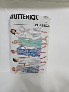 Butterick 3627 Size 14 Dress Loose Fitting Pullover Uncut 1986 - Picture 1 of 2