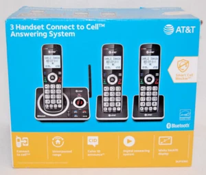 AT&T DLP72362 3 auriculares teléfono inalámbrico conexión al sistema de respuesta celular T1999 - Imagen 1 de 24