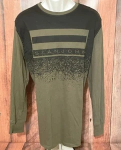 Sean Jean Long Sleeve Graphic T-Shirt Size XLarge - Picture 1 of 5