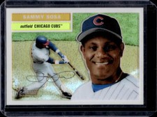 2005 Topps Heritage Sammy Sosa Chrome Refractor #77/556 #THC20 Cubs