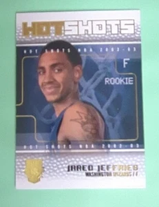 2002-03 Fleer Hot Shots Hot Shots Inserts Basketball Card #7 Jared Jeffries - Picture 1 of 2