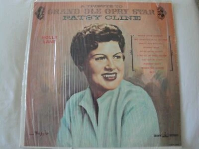 A TRIBUTE TO GRAND OLD OPRY STAR PATSY CLINE HOLLY LANE VINYL LP CROWN EX - Image 1 of 4