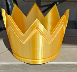 3D Printed Crown. Fall Guys Style Crown. - Picture 1 of 10