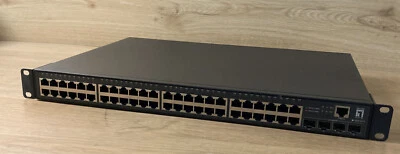 LevelOne GEP-5271 GEP5271 52-Port L3 Lite Managed Gigabit PoE Switch - Bild 1 von 4
