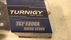 six 6 Turnigy TGY-1800A Micro Servo by Turnigy Power Systems - New In Pack - Picture 1 of 3