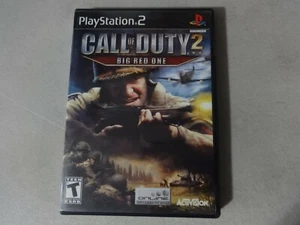Call Of Duty 2 The Big Red One Sony Playstation 2 PS2 Game Complete Free Ship - Picture 1 of 3
