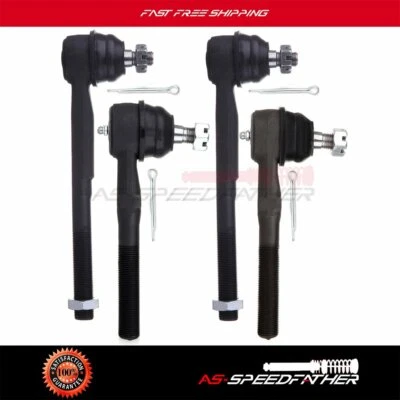 Kit de 4 piezas de extremo de varilla de amarre interior exterior parte suspensión 2x2 Lincoln Navigator 98-02 Foto 1 de 4