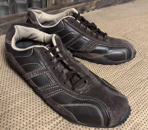 Zapatos deportivos de cuero marrón 11 de ASICS Perry Ellis America Franklin para hombre - Imagen 1 de 12