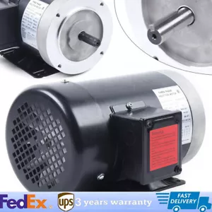 2-HP 3 Phase Electric Motor 3450 RPM 56C Frame TEFC 230/460V Premium Efficiency - Picture 1 of 15