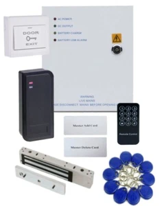 Proximity Access Control Tür Einstiegskit, IP66 wetterfestes Lesegerät, 2000 Benutzer - Bild 1 von 2