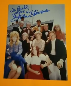 POSEIDON ADVENTURE MOVIE CAST 8X10 FOTO FIRMATA DA STELLA STEVENS QUASI NUOVA~ - Foto 1 di 3