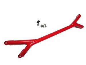 Red Painting Aluminum Front Brace Bar For 2015-2021 WRX STI VA - Picture 1 of 6