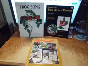 3 Natur/Garten Buntglas Muster Bücher - Sawyer, Kyle, Loewen - Bild 1 von 15
