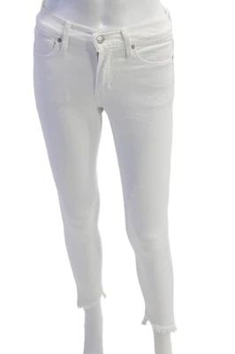 Joes Women Ankle Skinny White High Rise Button Jeans Size 25 - Image 1 of 4