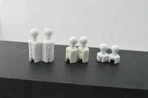 Adattatore giunto peg gamba extra lunga scala 1/6 2 pezzi ricambio per action figure 12" - Foto 1 di 4