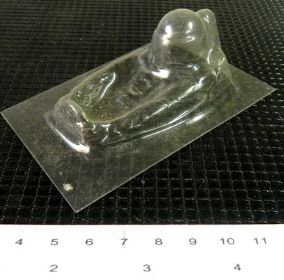 Figurina Di Conduttore - Scala 1/10 - Trasparente Formata Sottovuoto - Immagine 1 di 4