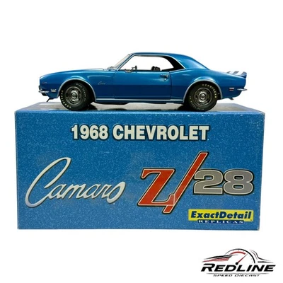 🔥🔥🔥Exact Detail 1968 Chevrolet Camaro Z/28 Blue 1:18 C3🔥🔥🔥 - Image 1 of 4