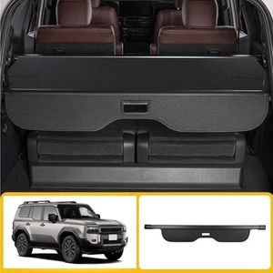 Carbon Rear Trunk Cargo Net For Land Cruiser Prado 2024 2025 Carbonfiber texture - Picture 1 of 8
