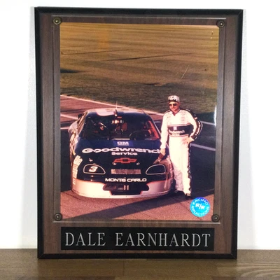 Деревянная настенная табличка Dale Earnhardt Sr 13 дюймов x 10,5 дюйма гоночные отражения легенда NASCAR - Изображение 1 из 4