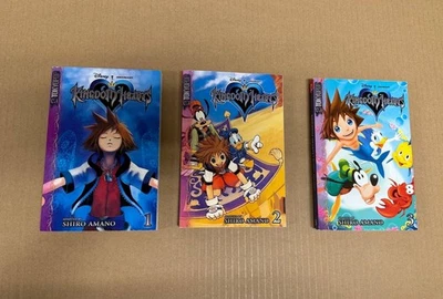 Kingdom Hearts Manga Lot Vol. 1–3 by Shiro Amano Tokyopop English 2006 - Image 1 of 4