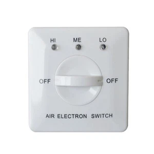 Fan Coil Switch Air Conditioning Control Button Speed Controller Panel - Afbeelding 1 van 12