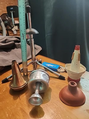 Trumpet Accessories- Mutes, Stand - Image 1 of 2