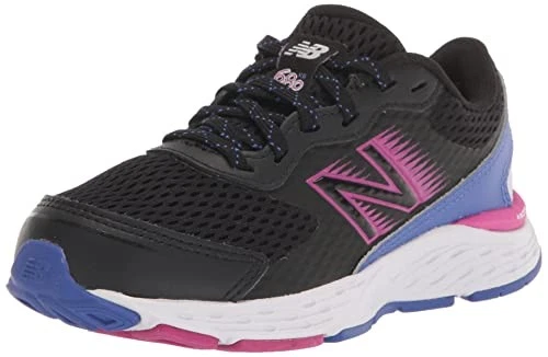 NEW BALANCE NIÑOS 680 V6 CORDONES NEGRO/MAGENTA POP/AURA TALLA 11 NIÑOS PEQUEÑOS Foto 1 de 4