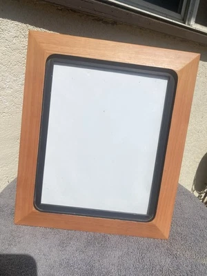 Marco de fotos de madera vintage 8x10 marrón con borde interior negro marco Tailandia Foto 1 de 4