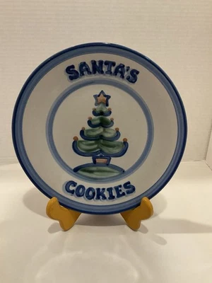 M.A. Hadley “Santa’s Cookies” Plate-RARE-EUC - Image 1 of 4