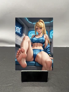 Samus Aran Metroid Waifu Anime Custom Art Trading Card NSFW AVAILABLE W3174 - Picture 1 of 2