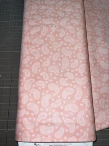 Quilting Treasures Fabric Sweetness Paisley Quilting Sewing Appliqué Crafts Pink - Picture 1 of 3