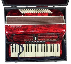 GRAND ACCORDÉON SETTIMO SOPRANI. AVEC ÉTUI RIGIDE D'ORIGINE. ITALIE. XX SIÈCLE - Picture 1 of 1