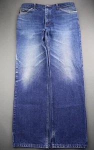 Pantalones de mezclilla para hombre Lee de pierna recta lavado medio 100 % algodón talla 36x32 - Imagen 1 de 8