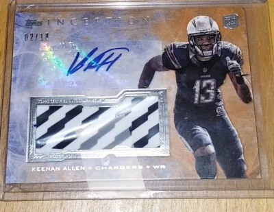 Keenan Allen 2/10 2013 Topps Inception Rookie Jumbo Glove Autographs - Image 1 of 2