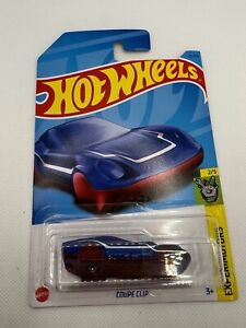2023 HOT WHEELS #23 COUPE CLIP KEYRING HW EXPERIMOTOR 2/5 - BLUE RED WHITE