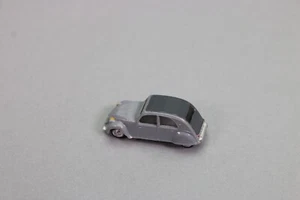ZA106 EKO Train voiture Ho 1/86 Citroen 2CV grise longueur 43 mm - Imagen 1 de 4