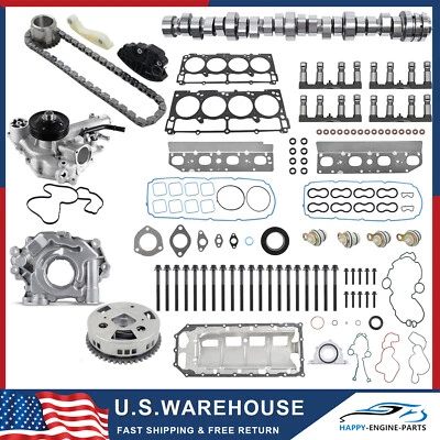NON MDS Lifters Kit W/Cam Head Gaskets Timing Chain For 5.7L Hemi Dodge RAM 1500 - Imagem 1 de 4