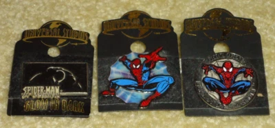 Marvel/Universal Studios Florida 2004: Spider-Man paseo en 3D - ¡Paquete personalizado de 3 pines! Foto 1 de 4
