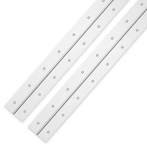 18 Inch Stainless Steel Piano Hinge Heavy Duty Continuous Hinge w/ Holes, 2Pack - Picture 1 of 7