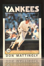 1986 Topps~ Don Mattingly ~ New York Yankees ~ Near Mint
