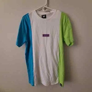 WXYZ 3-Color Striped Tshirt, "It's Lit", WKS02C204, Size M - Picture 1 of 5