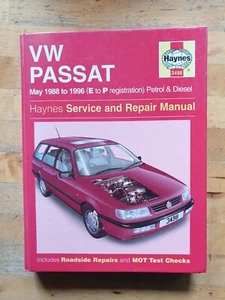 VW Passat (1.8 & 2.0 Petrol & 1.9 Diesel) Haynes Workshop Manual 1988-1996 - Picture 1 of 6