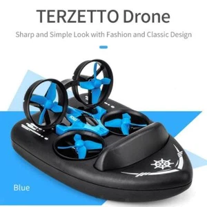 Drone 3 en 1 RC Barco .4G 6 Ejes 360 Flips Niños Juguete Regalo - Imagen 1 de 13