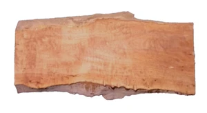 CURLY MAPLE SLAB CRAFTING WOODWORKING APPROX 26x13x1.25 IN - Imagen 1 de 2