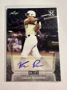 K127,712 - 2020 Leaf Draft Retail Autographs #BAKR1 Kalai Rosario Auto