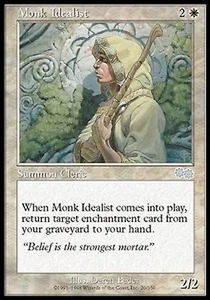 *MRM* FR/VF Moine id�aliste (Monk Idealist) MTG USG - Imagen 1 de 1