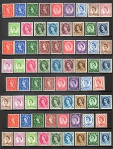Estampillas completas GB Wilding 4 juegos todas las marcas de agua MNH sin montar como nuevas sg515-sg618a - Imagen 1 de 5